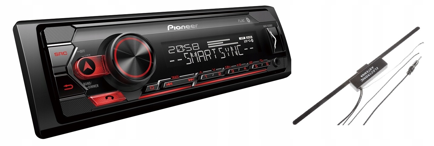 Pioneer MVH-S310BT Automobilové Rádio Bluetooth Usb anténa