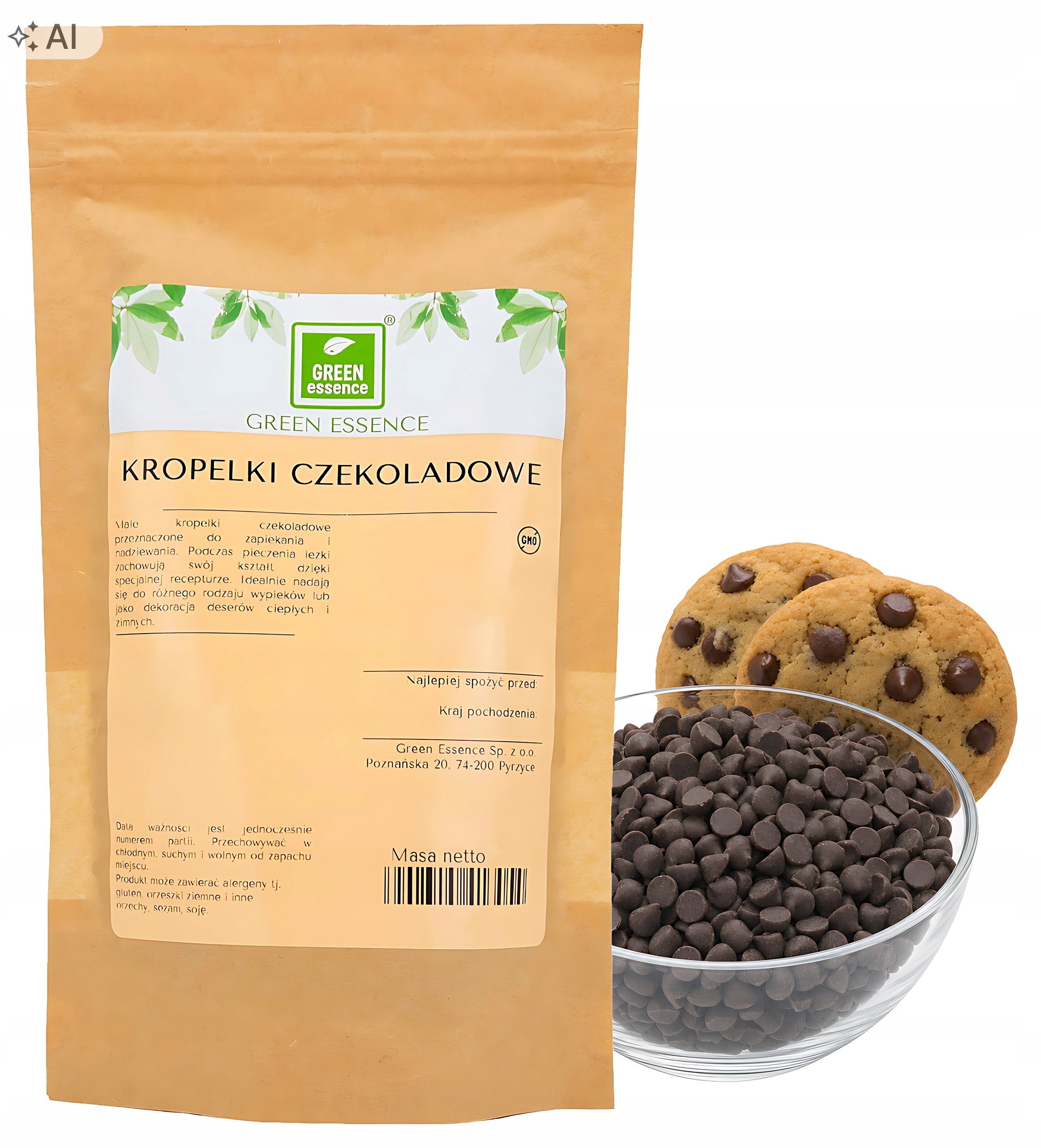 Czekolada Do Zapiekania kropelki czekoladowe łezki dropsy jakość ciast 250g