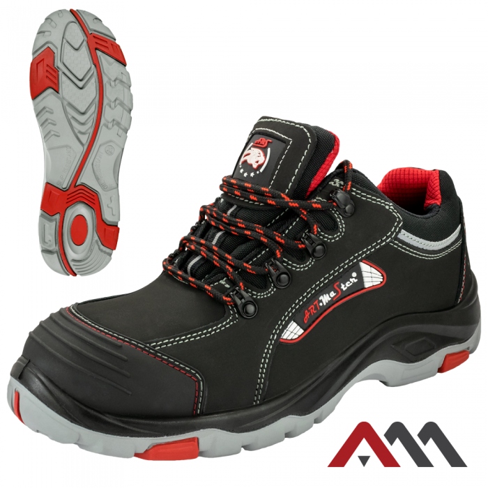 

Półbuty Buty Robocze BpNRED S3 Nubuk Skóra r. 42