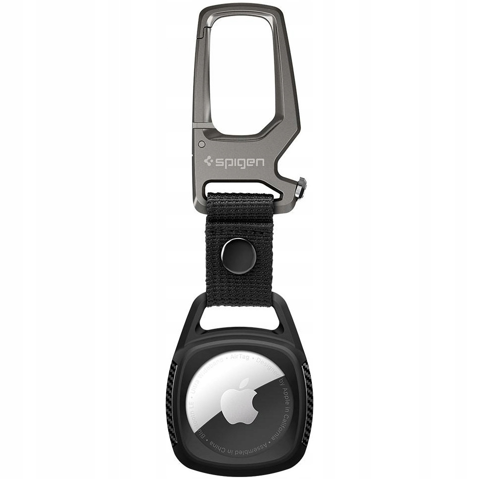 Etui z karabińczykiem Spigen Rugged Armor do Apple AirTag, case, obudowa