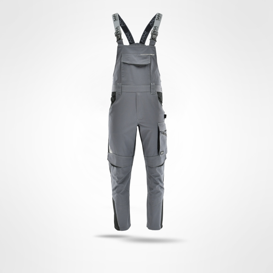 Spodnie Ogrodniczki Crafter Sara szaro-czarne r. 52