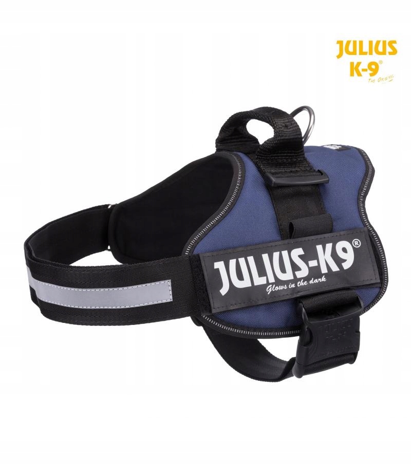 

Szelki Julius-K9, 2/L-XL: 71-96 cm/50 mm indygo