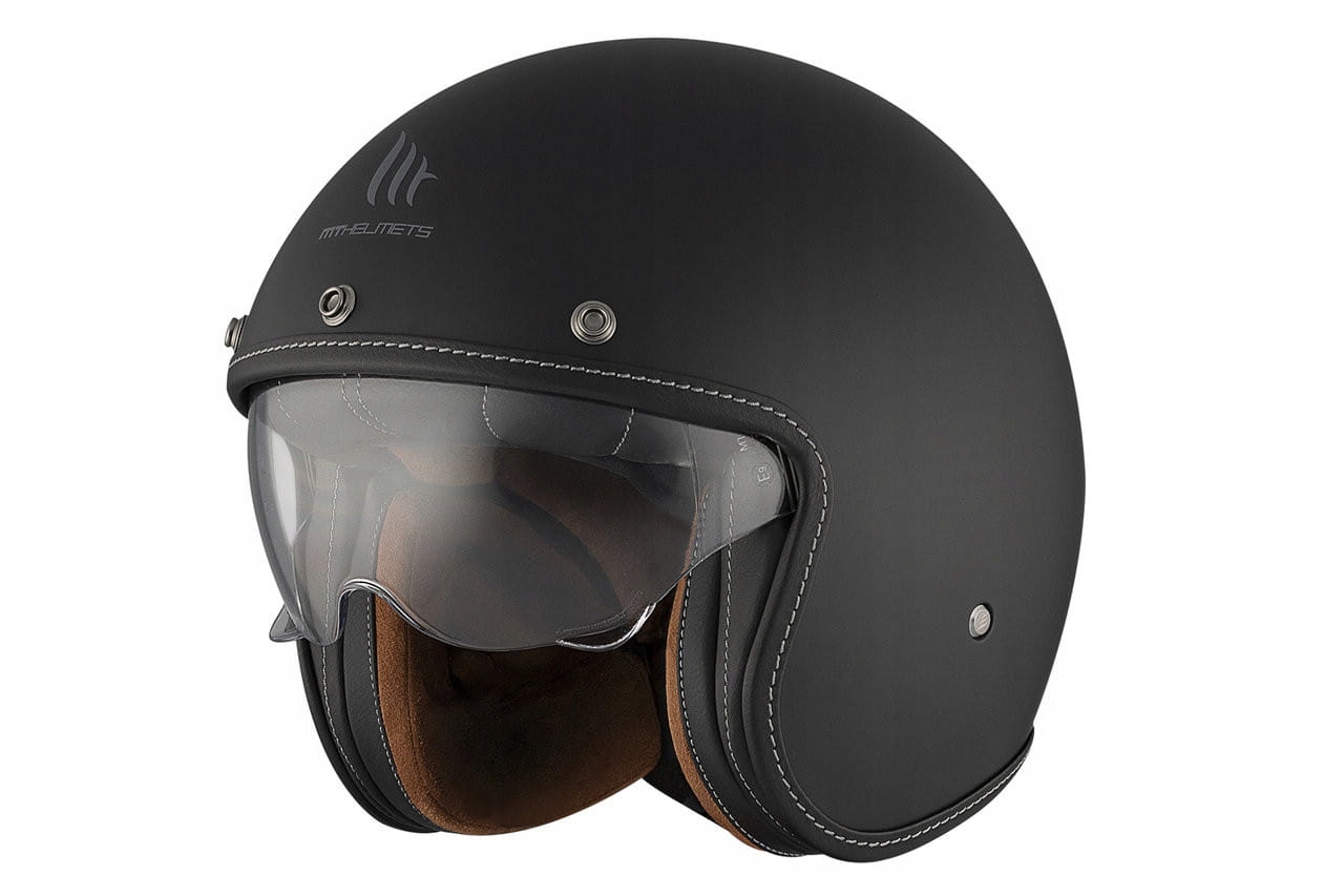 Mt Helmets Le Mans 2 Sv S Jet Black Matt Motocyklová Prilba Otvorená