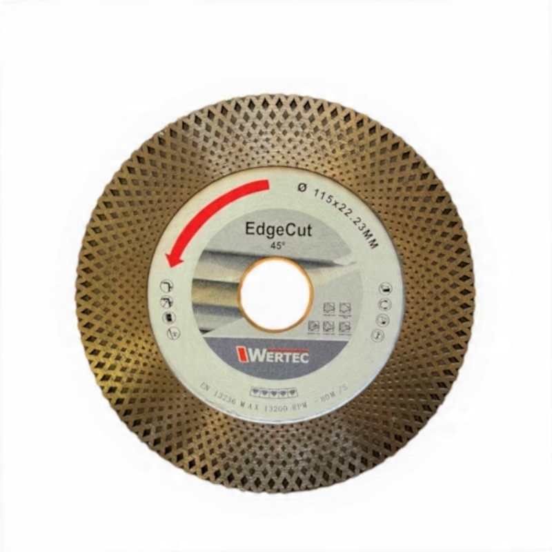 

Tarcza diamentowa EdgeCut 115x22.23mm Wertec