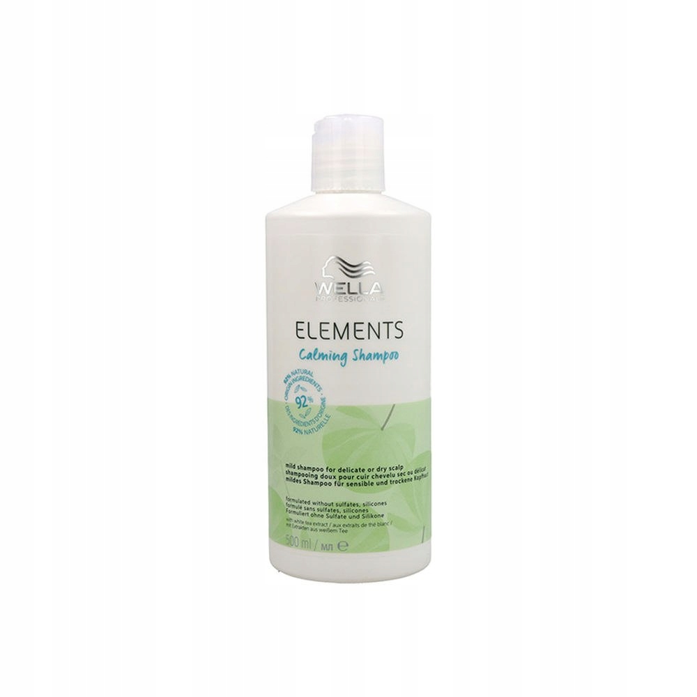 Zklidňující Šampon Wella Elements (500 ml)