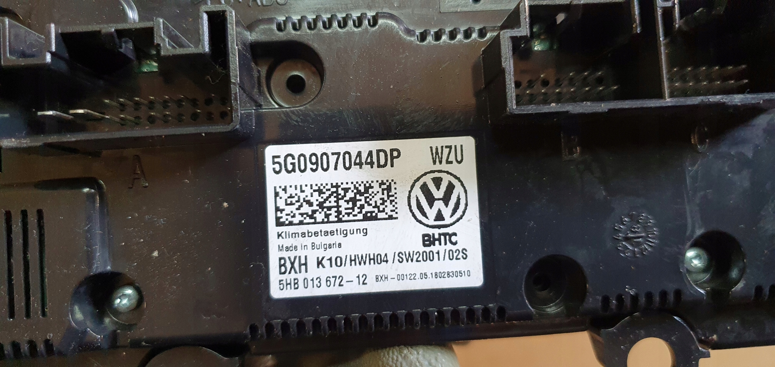 Unite commande clima GOLF 7 PASSAT B8 5G0907044DP