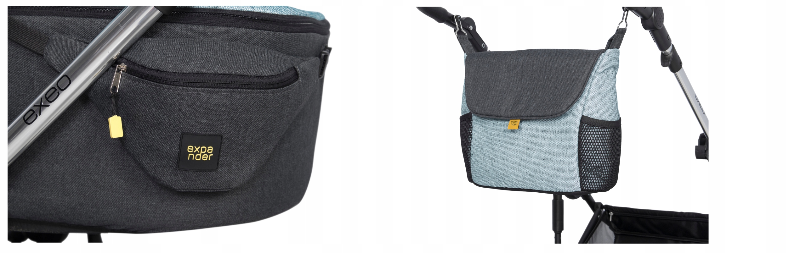 WÓZEK 2w1 GONDOLA SPACERÓWKA Expander EXEO OCEAN Zestaw 2w1