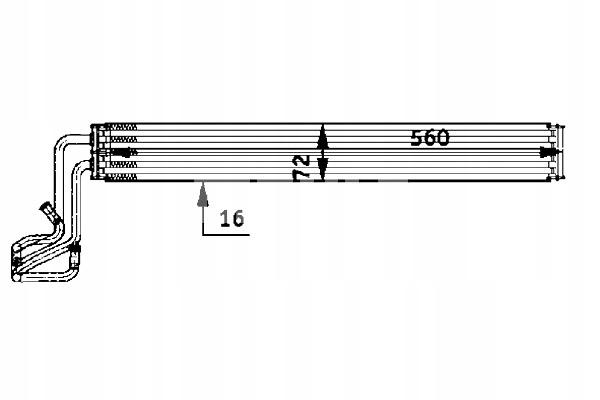 CHŁODNICA OLEJU AUDI Q7 VW TOUAREG 4.2-6.0 10.02-08.15 MAHLE Producent części Mahle