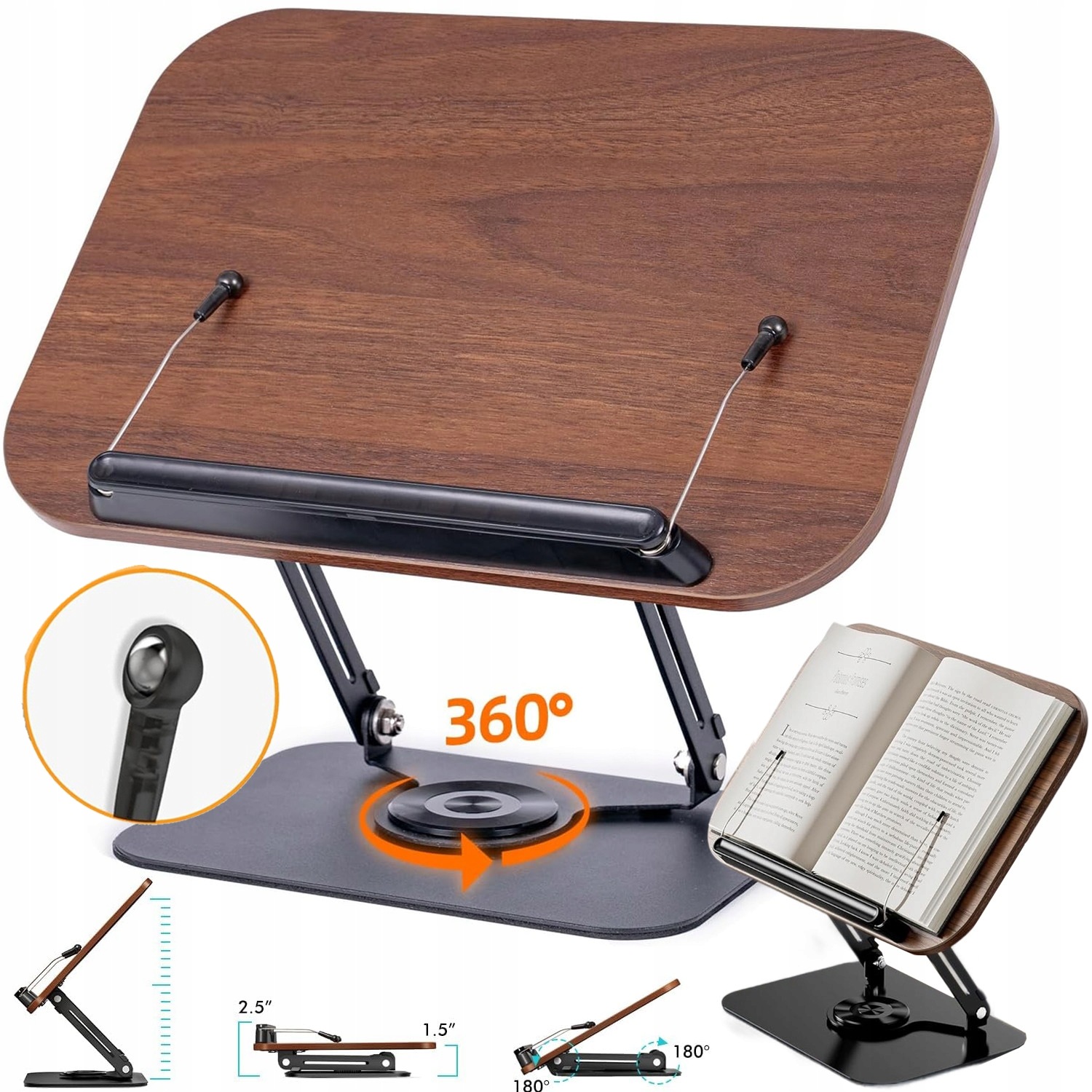 Podstavec Pod Knihu Stojan Podpěra Na Tablet Pro Čtení Všestranný