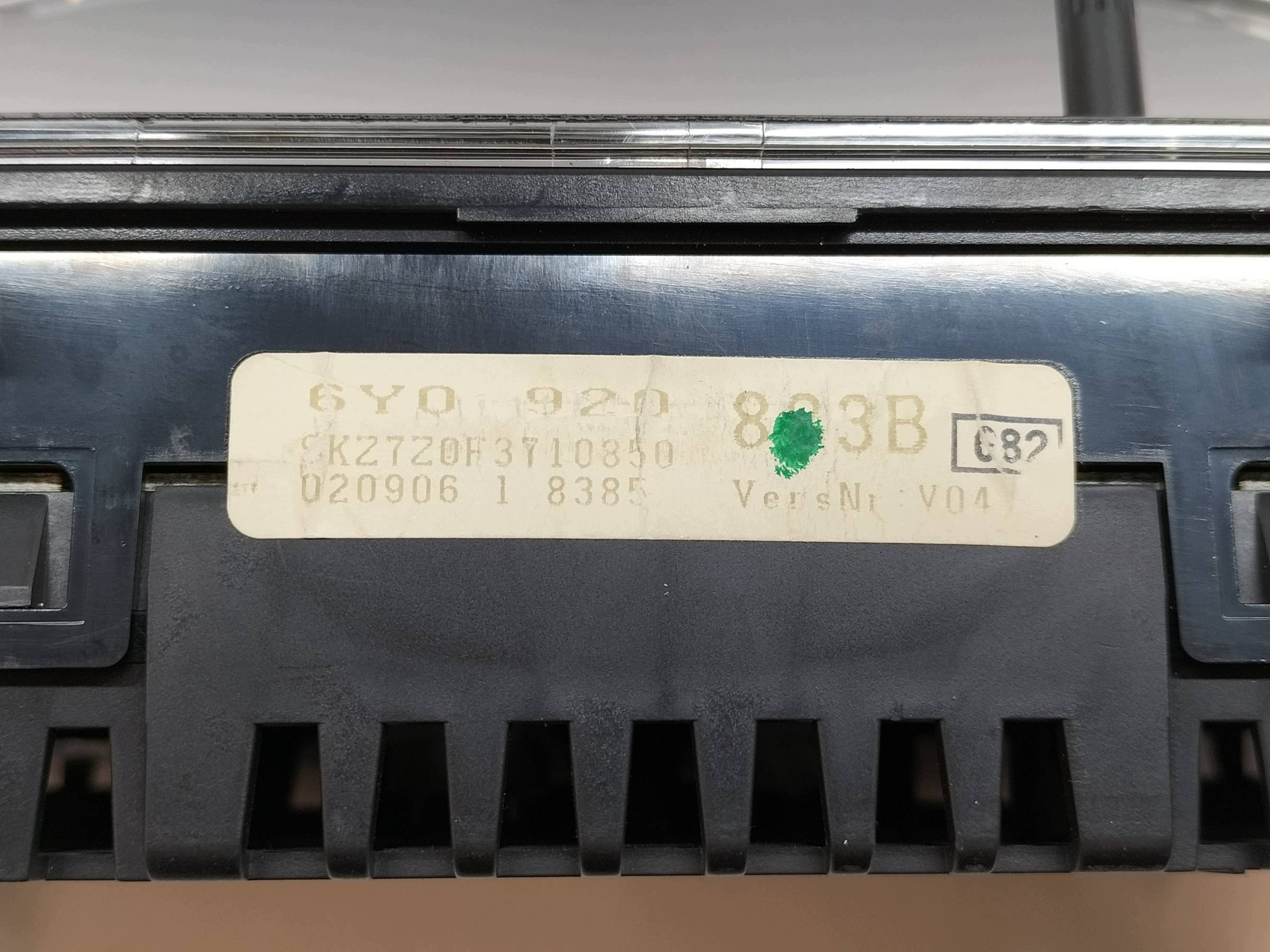 dials 6Y0920883B 2.0 B Skoda Fabia and (1999-2007)