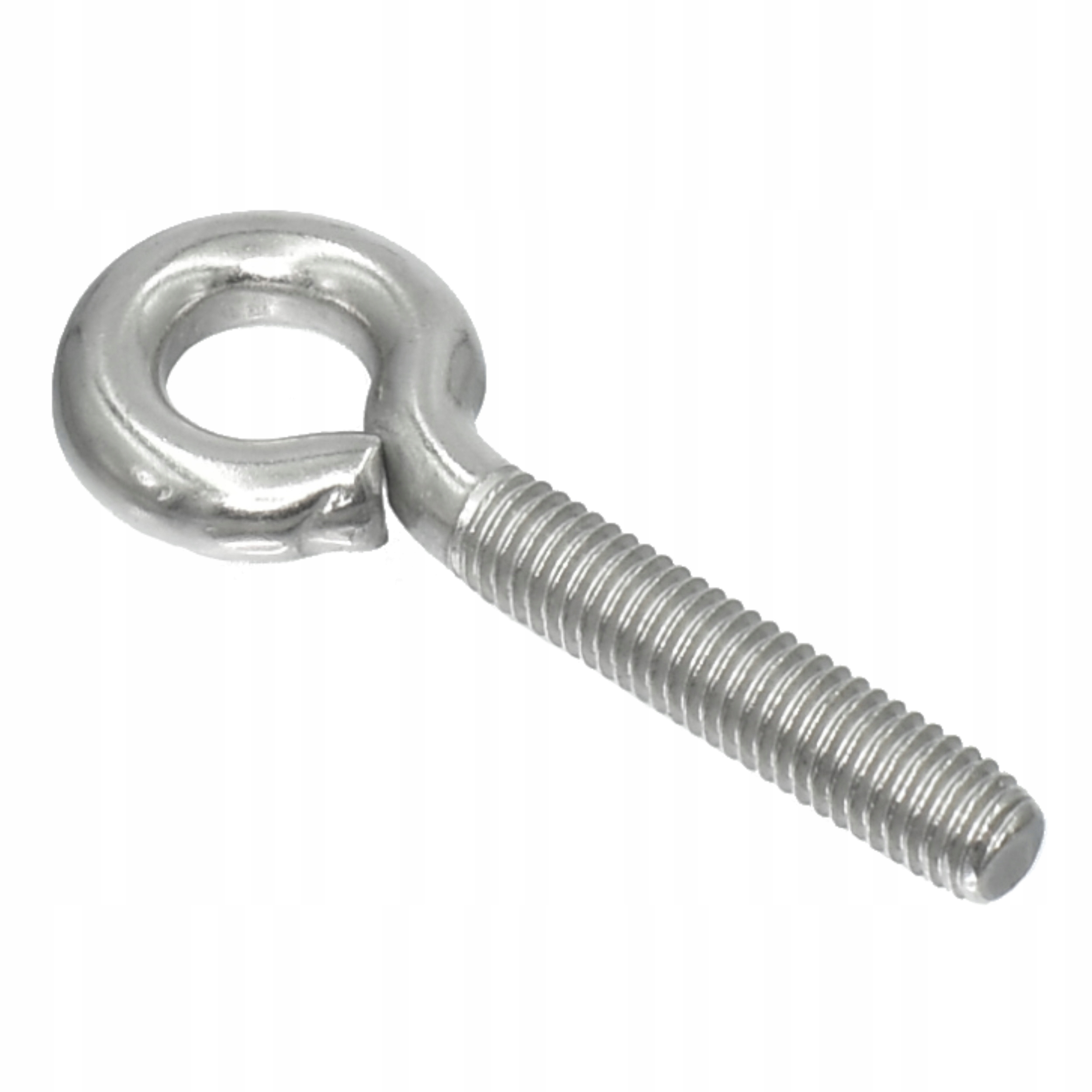 ŚRUBA OCZKOWA M6X50 NIERDZEWNA UCHO Z GWINTEM HAK