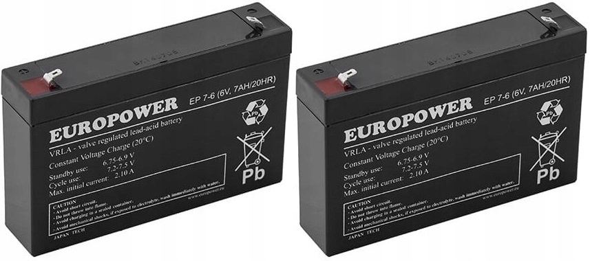 RBC18 Rbc 18 #18 Zestaw Akumulatorów Pakiet Baterii Do Ups Apc 2x Ep 7-6