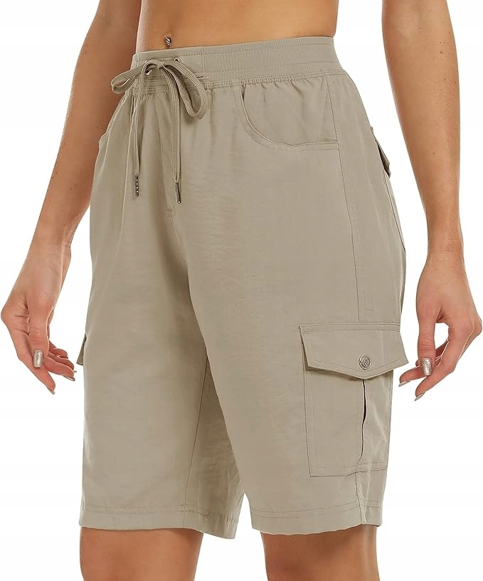 Damskie Spodenki Trekkingowe Turystyczne Outdoorowe Cargo M