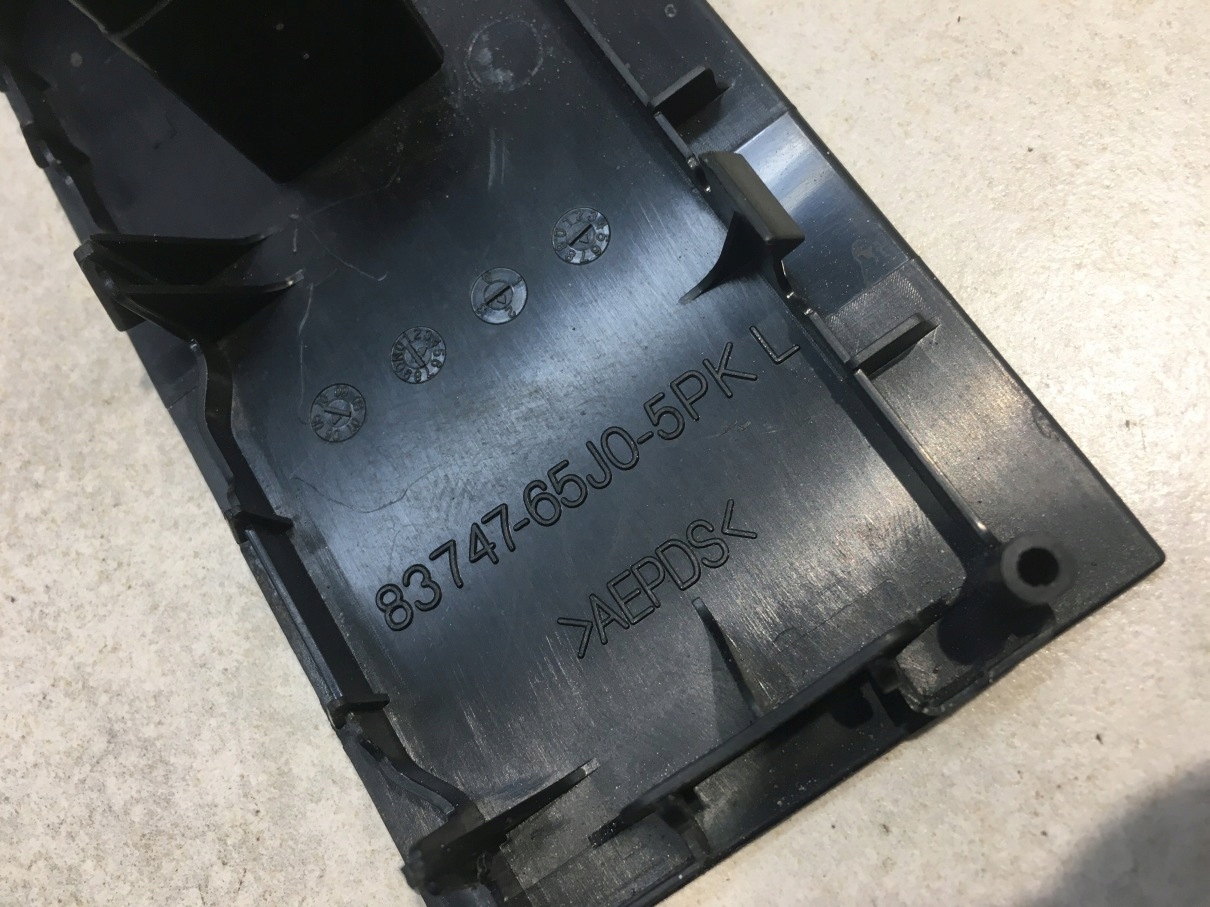 PANEL windows left rear part SUZUKI GRAND VITARA II 83747-65J0