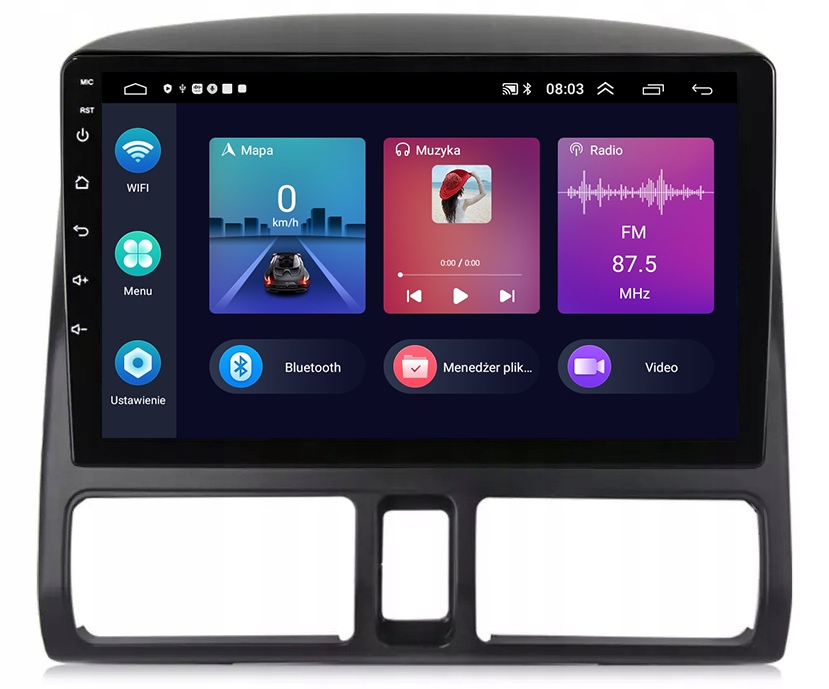 Rádio Gps Android Navigácia Honda Crv 2002-2006 Usb Carplay Bt 4GB 64GB