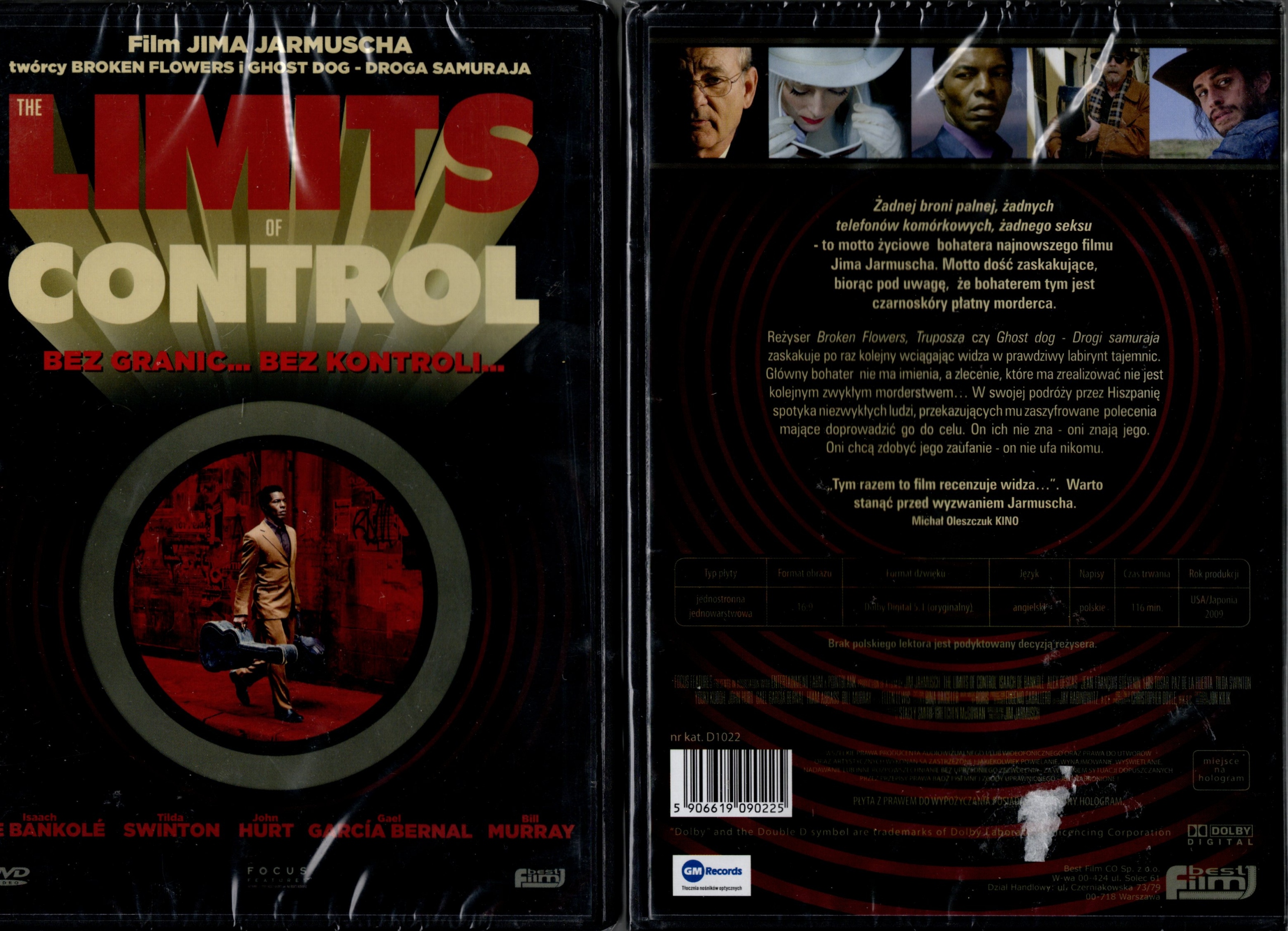 The Limist Of Control Bez Granic Bez Kontroli [DVD] Folia