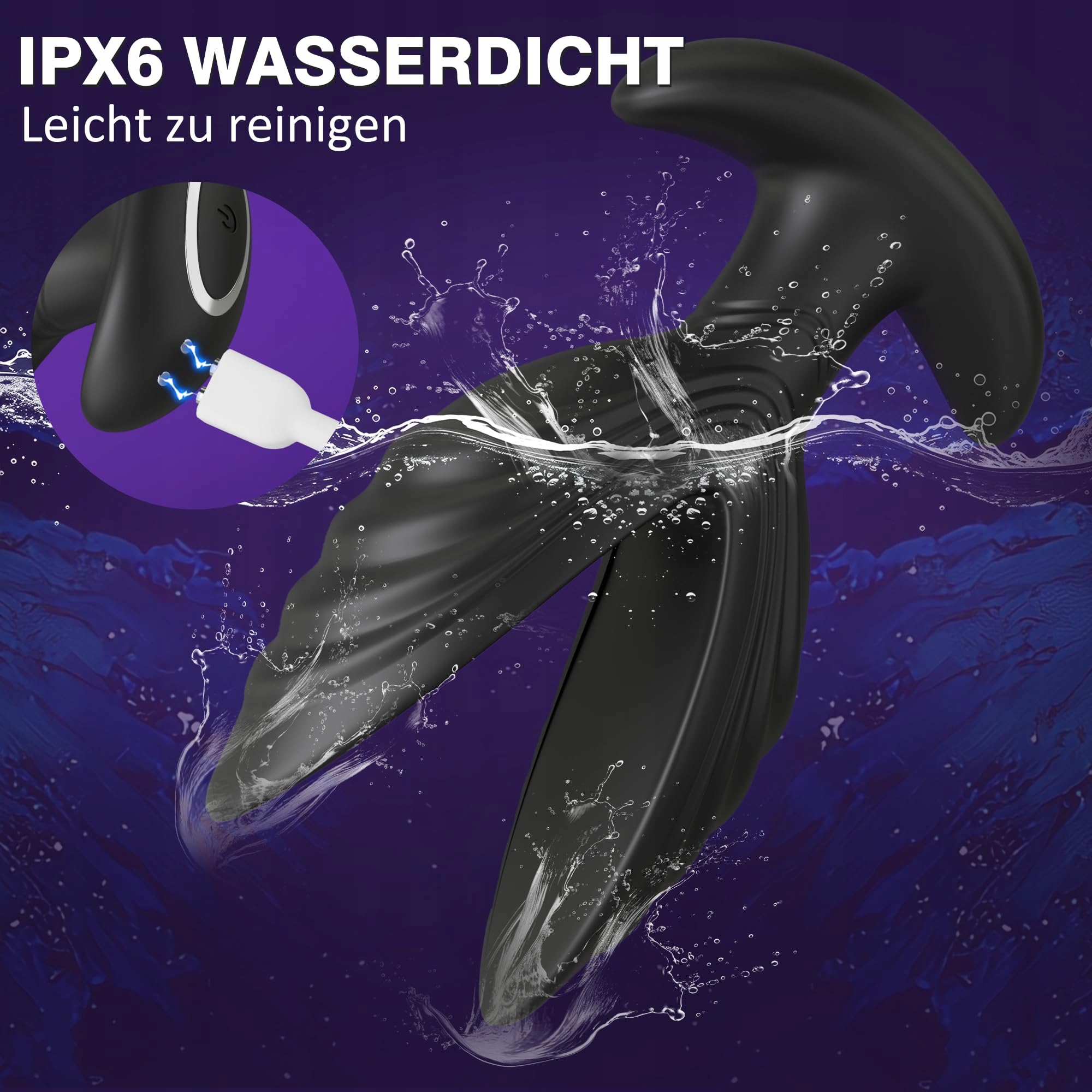 ELECTROPRO Wibrator Analny Prostata Elektro Wibracje Dla Mężczyzn XXL — miniatura 7