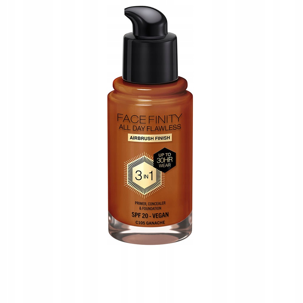 Facefinity All Day Flawless 3V1 make-up #C105-ganache 30 ml
