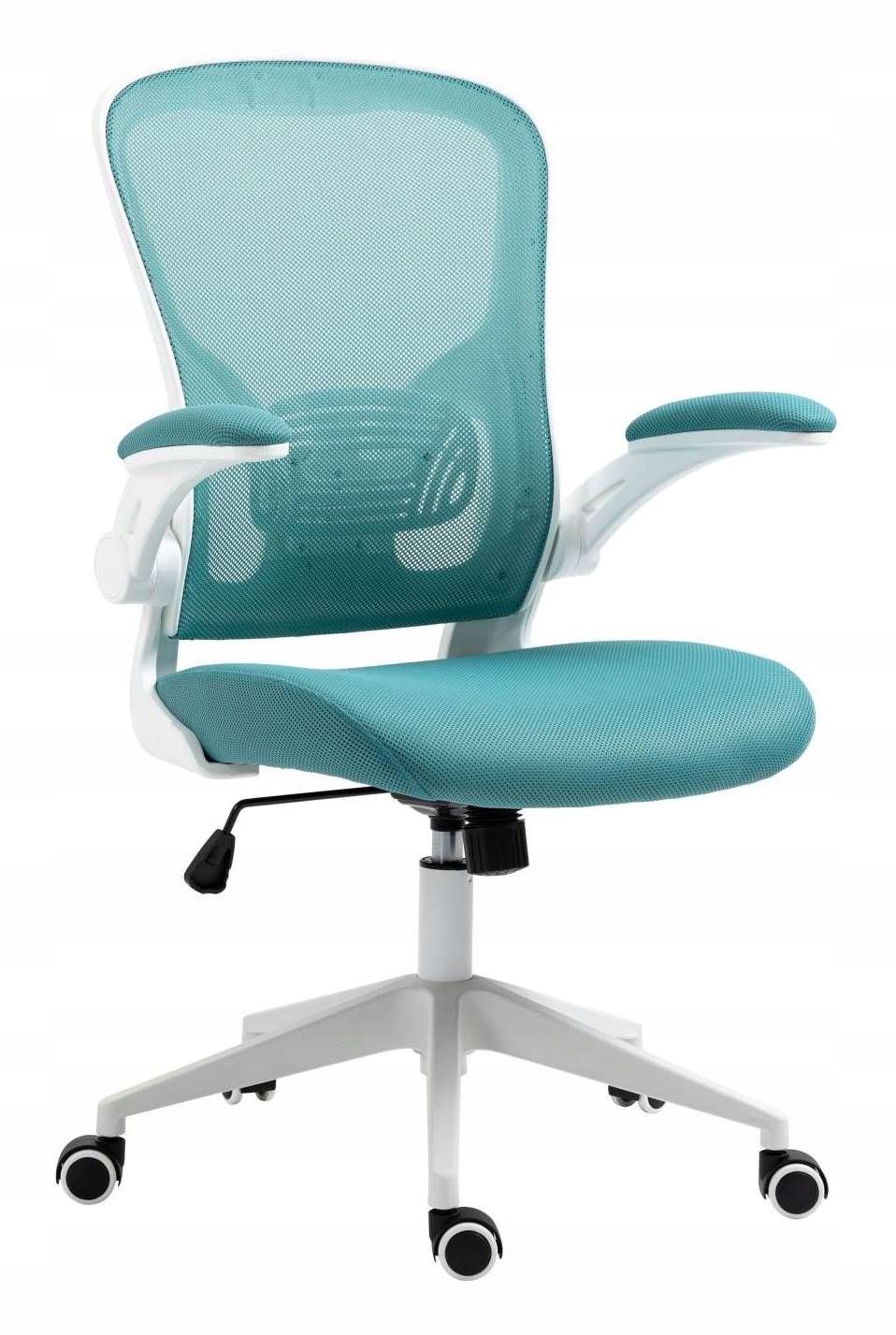 Fotel Gamingowy Twister dla Dzieci Krzesło Komputerowe Turkusowe