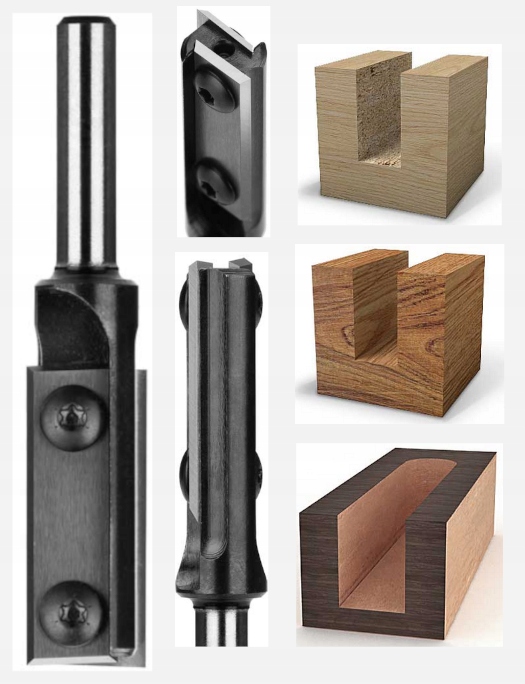 Globus Fréza Jednoduchá S Vyměnitelnou Deskou Hm D=19 H=50 d=12 Z=2 Pro Dřevo A Desku