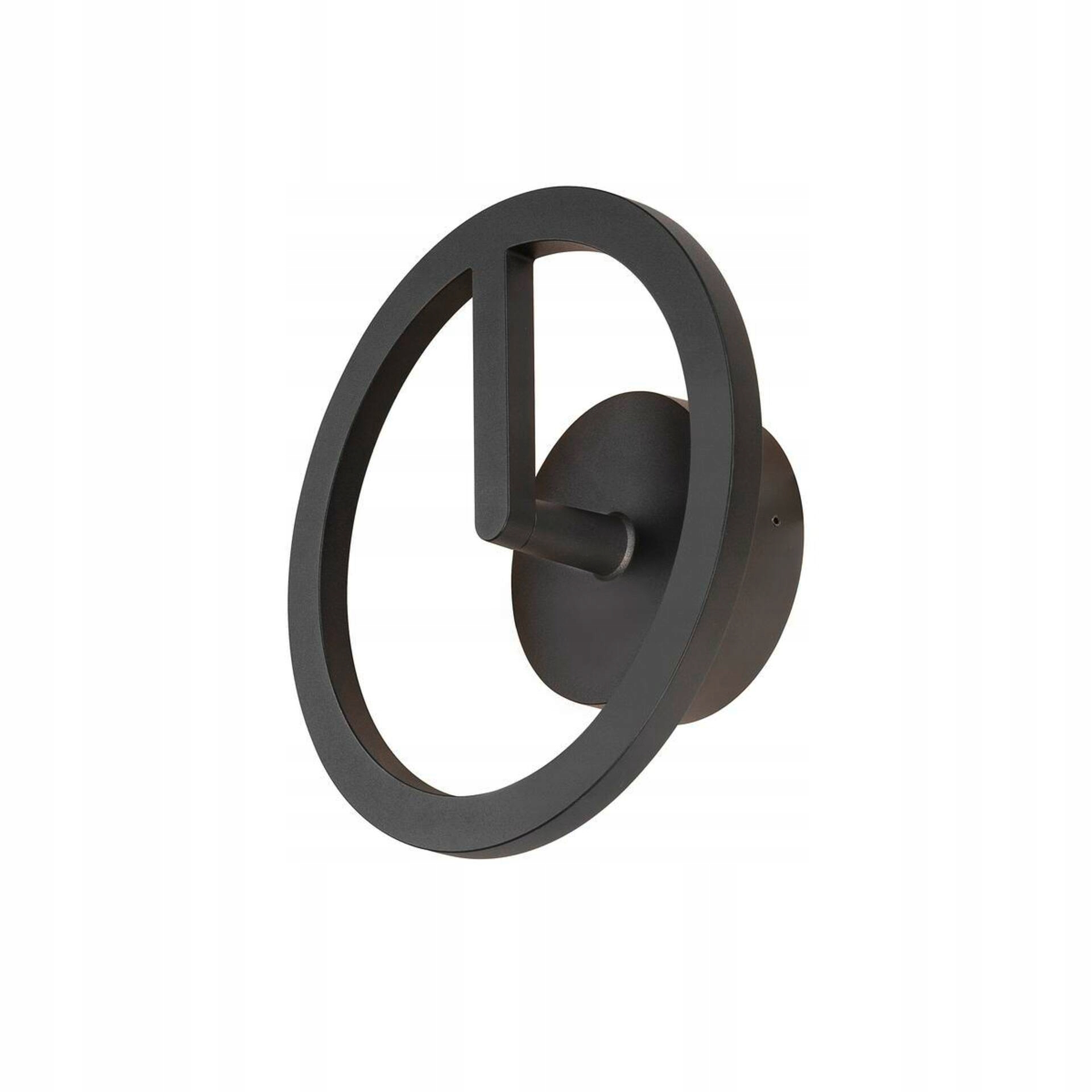 Nástenné svietidlo Slv Q-ring 10W Led 3000K IP65 čierne