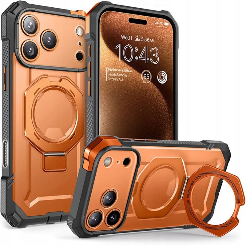 Pouzdro pouzdro Supcase pro iPhone 17 Pro Max, pro MagSafe s krytem na tlačítko