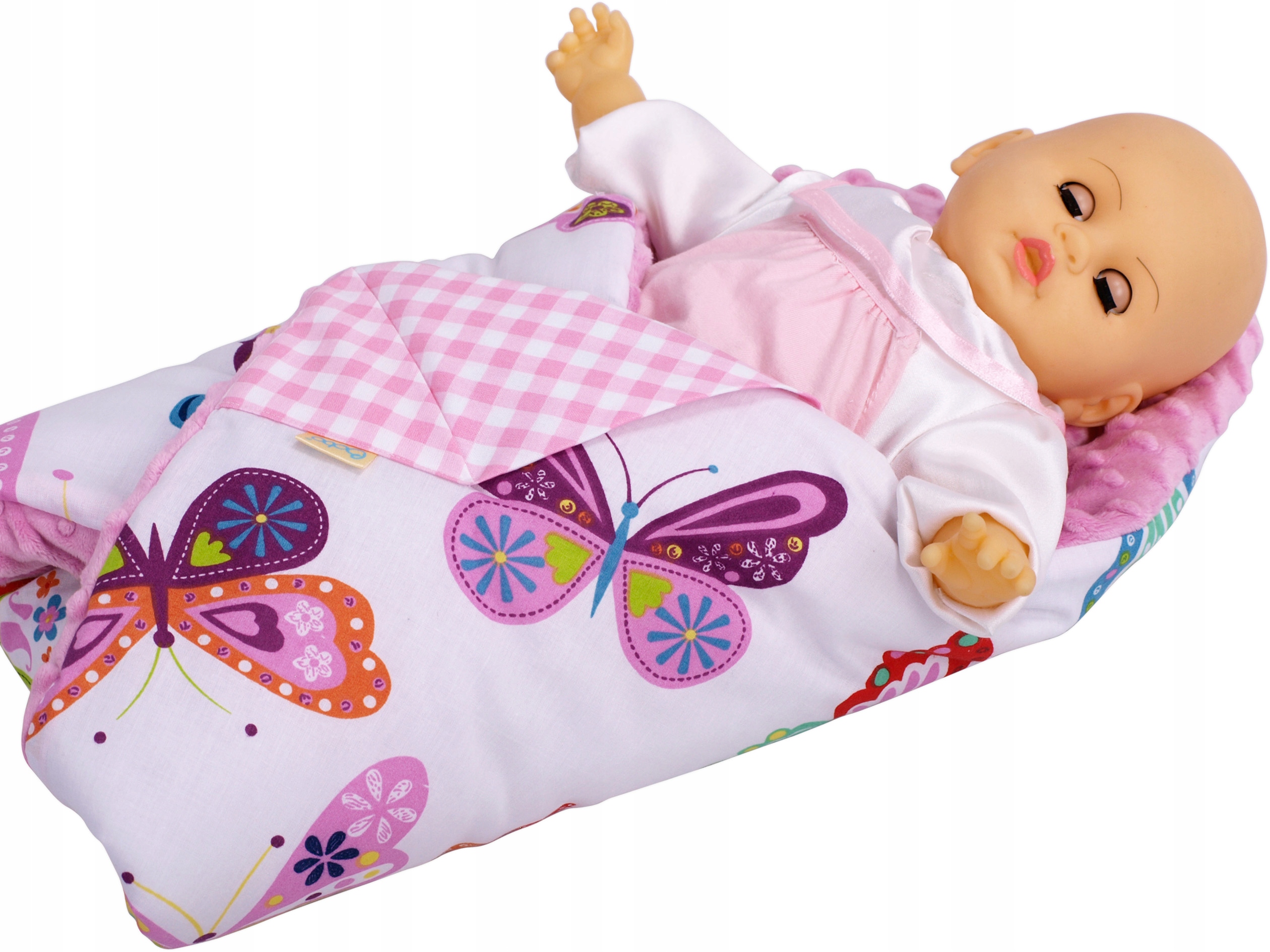 

Becik rożek Bobo dla lalki do 43 cm minky bawełna