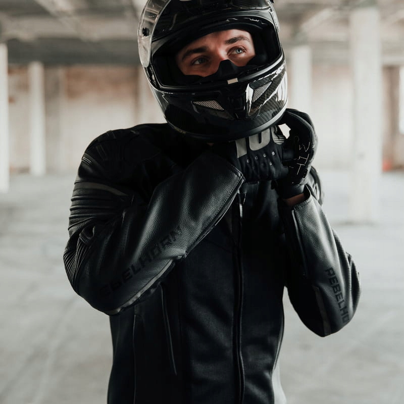 KURTKA SKÓRZANA REBELHORN VANDAL BLACK Rozmiar: 50 Rodzaj Męskie