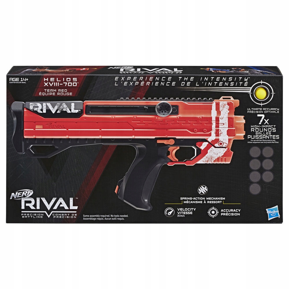 NERF RIVAL HELIOS XVIII-700 CZERWONY E3378 Stan opakowania oryginalne