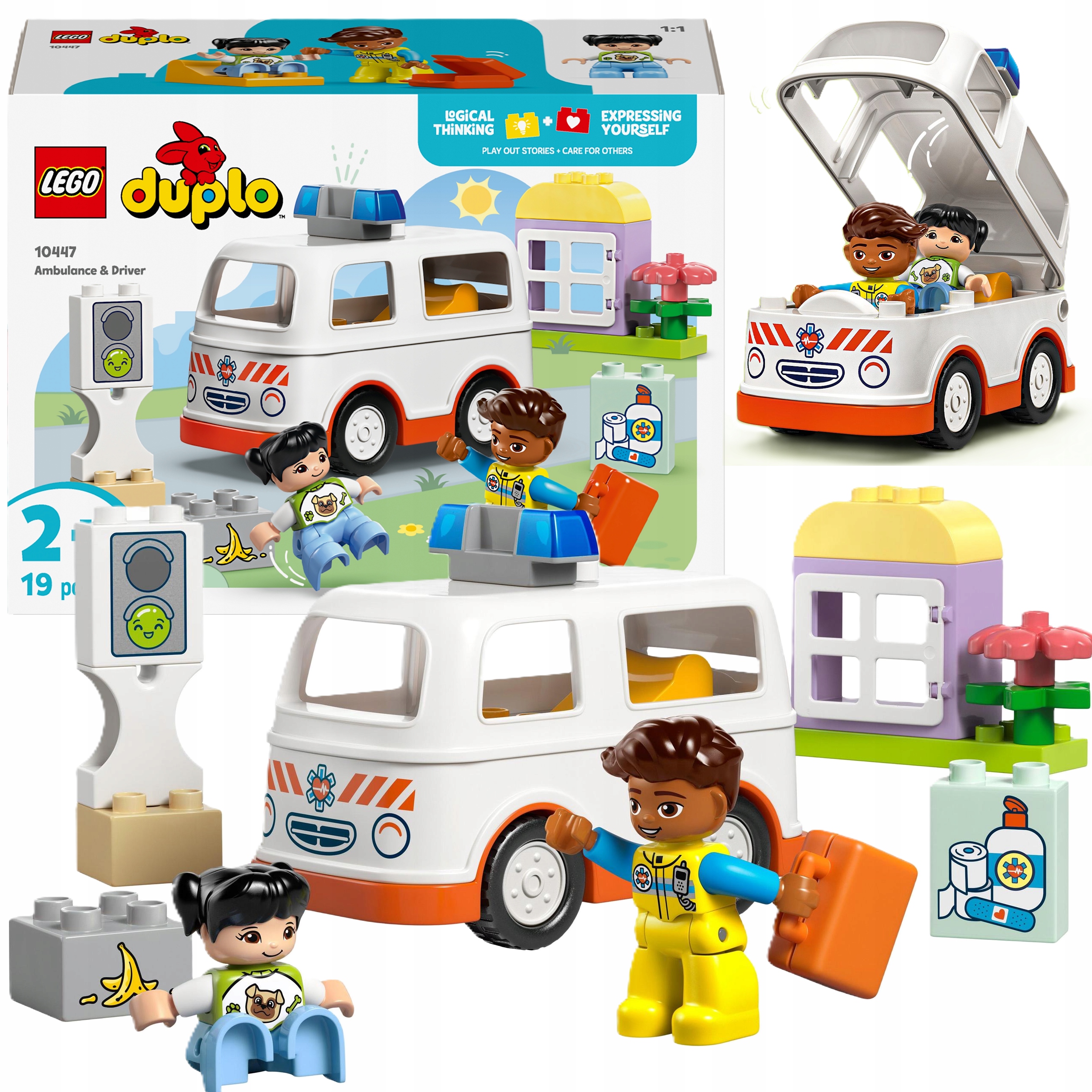 Lego Duplo Karetka Z Kierowcą Zestaw Do Zabawy Dla Dziecka Święta