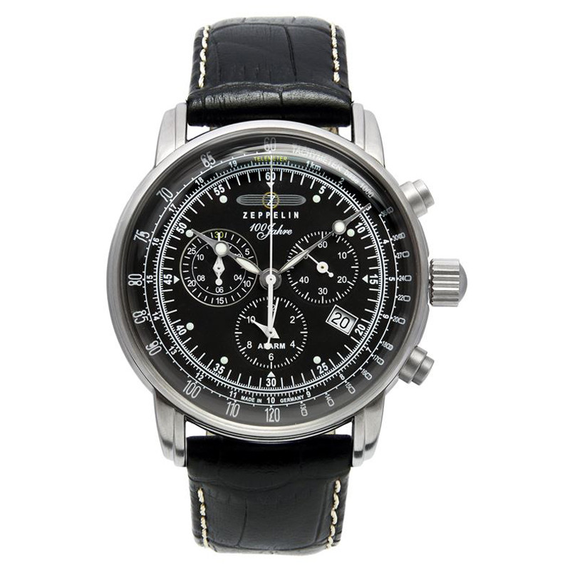 Pánské Hodinky Zeppelin 7680-2 s černým řemínkem