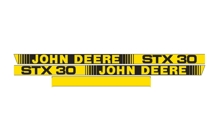 Samolepky John Deere Stx 30
