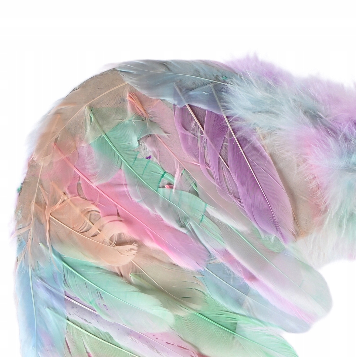 SKRZYDŁA KOLOROWE PASTELOWE PIÓRA ANIOŁ WRÓŻKA JEDNOROŻEC BAL KARNAWAŁOWY Marka Midex