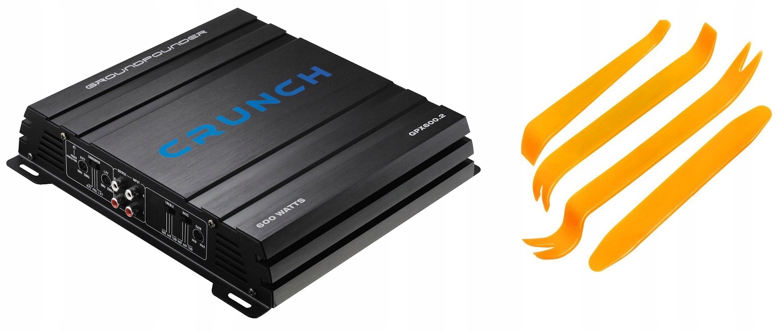 Crunch GPX600.2 2-kanálový zosilňovač do auta kľúče na čalúnenie