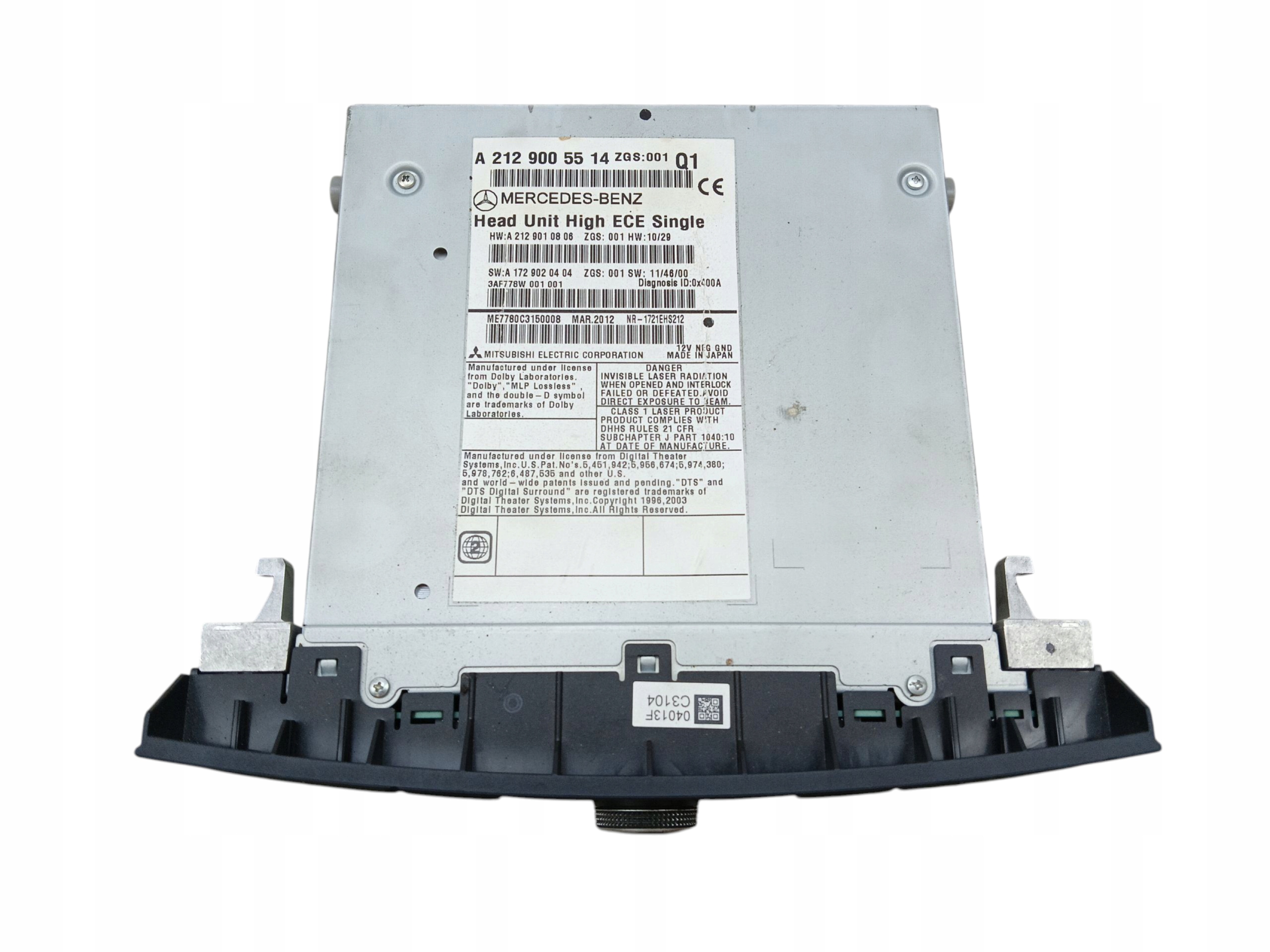 RADIO CD DVD Navigation GPS MERCEDES E W212 A2129005514