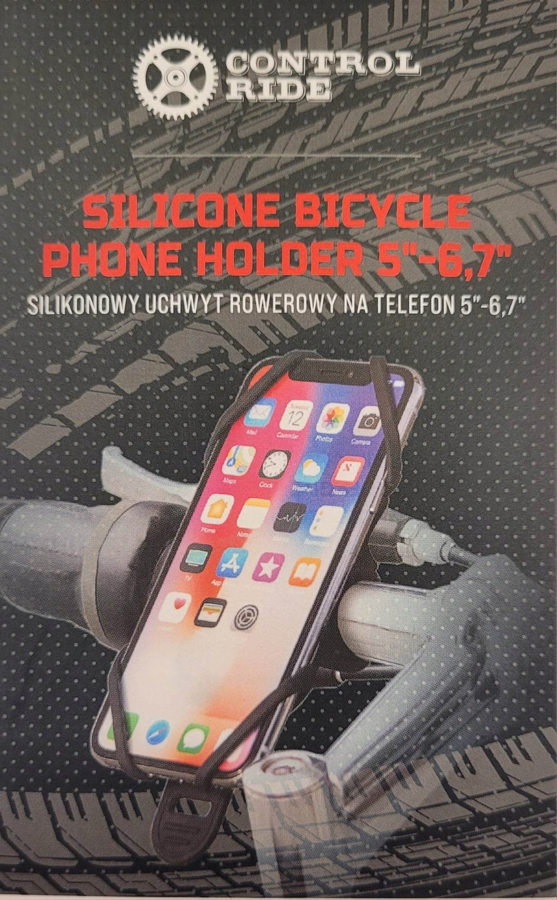 UCHWYT SILIKONOWY ROWEROWY NA TELEFON CONTROL RIDE