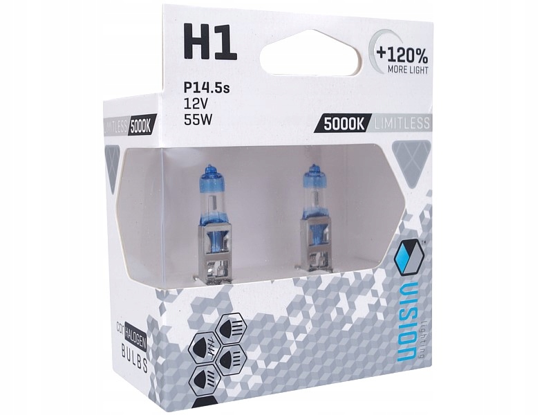 

Vision H1 Limitless White Xenon Effect 5000K +120%