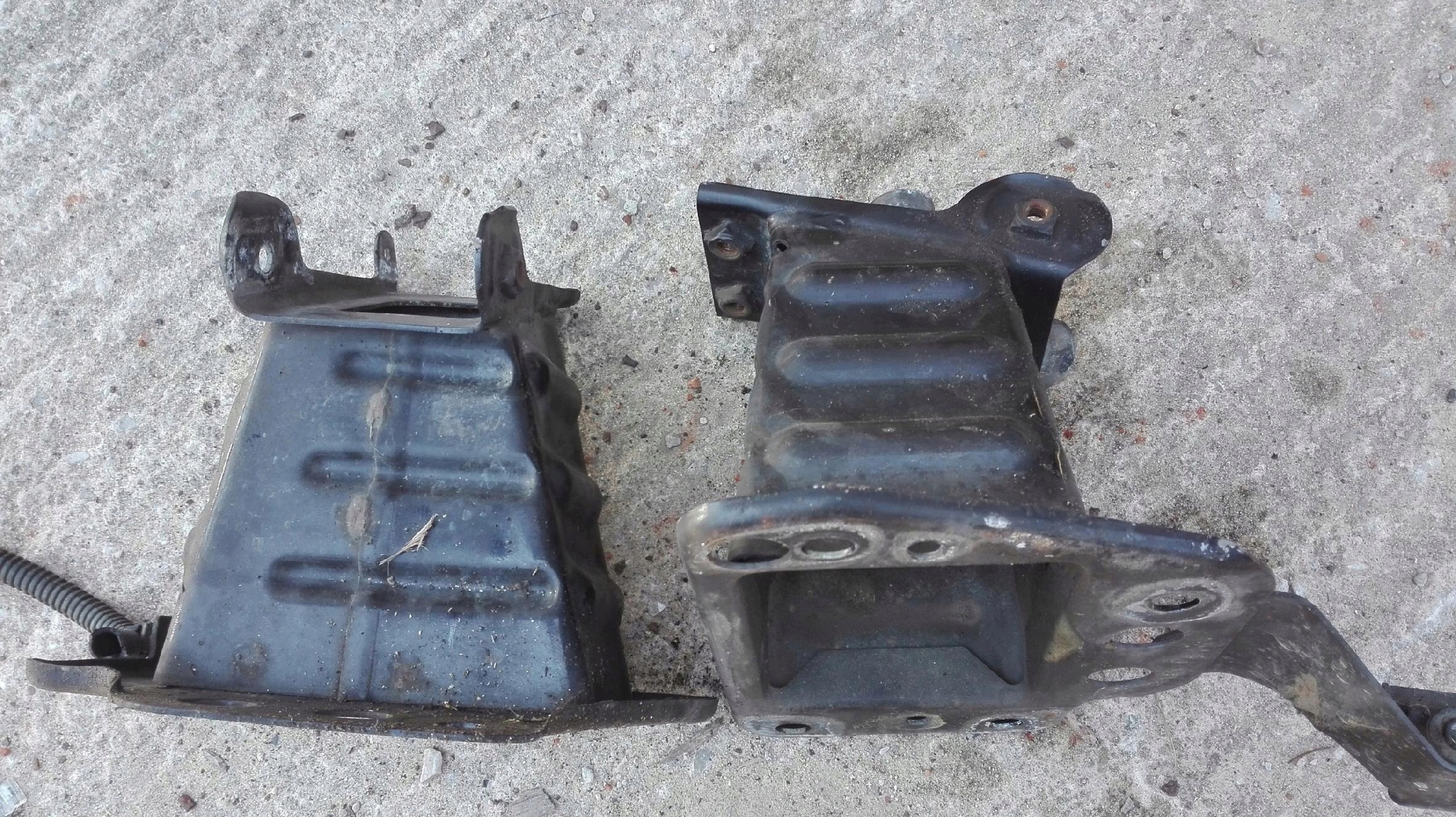 beam tip front OPEL VECTRA C silver black,