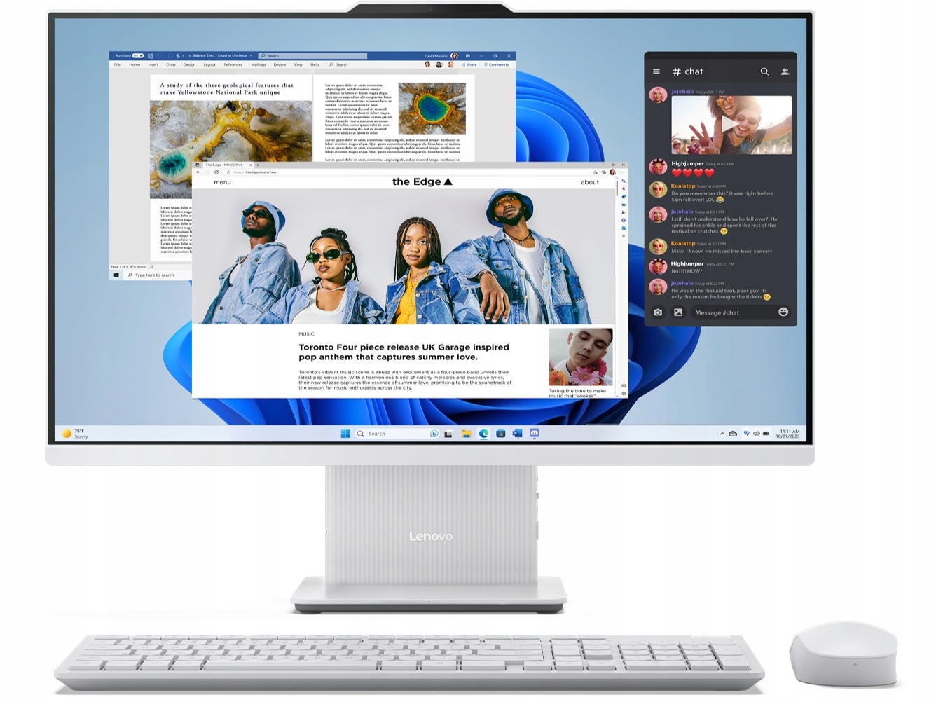 Komputer AiO Lenovo IdeaCentre 27IRH9 i5-13420H 27" Fhd 16GB 512SSD W11