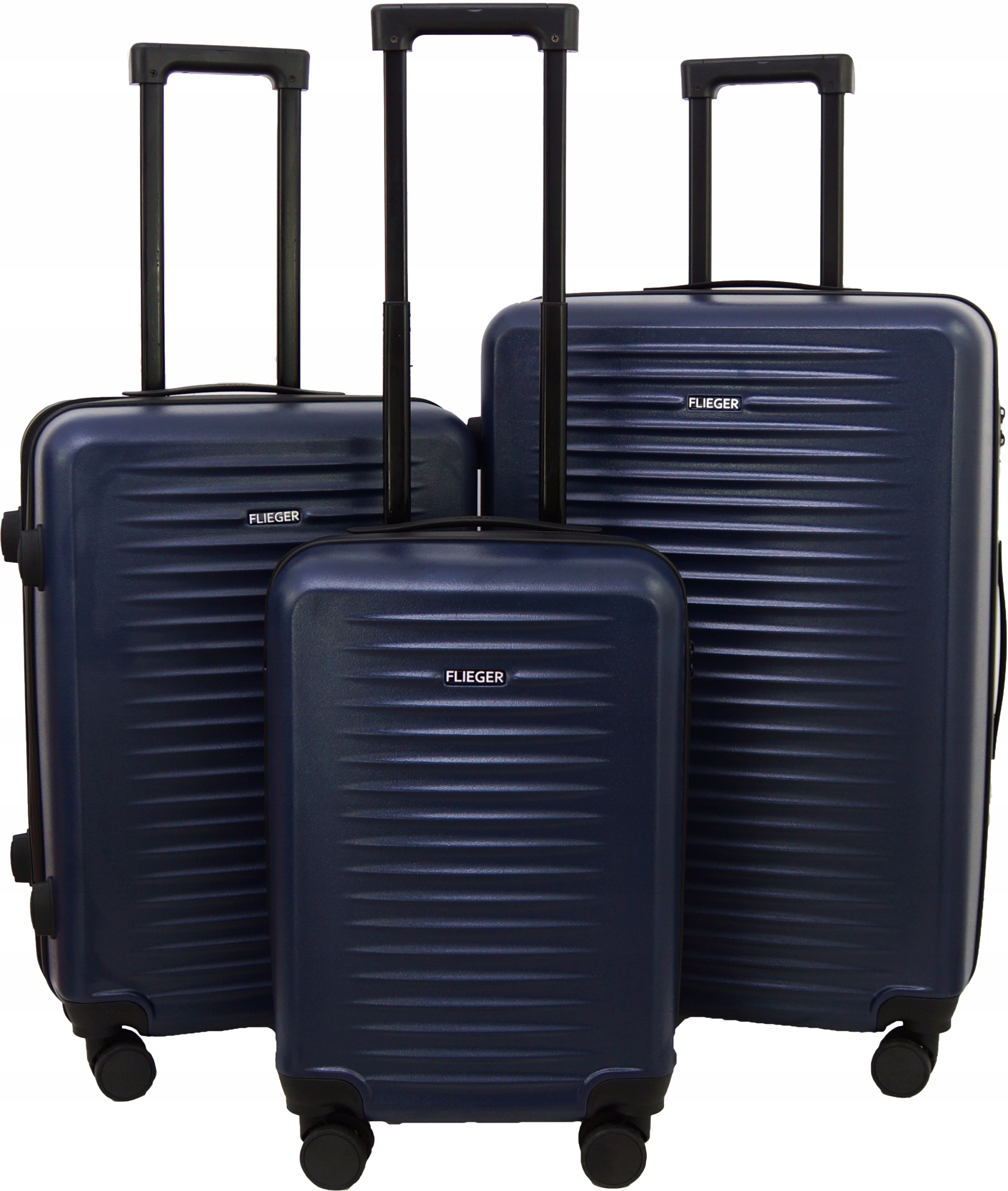 Walizka Podróżna Zestaw Komplet Walizek 3w1 Gravitt 8855 Poliwęglan Twarda