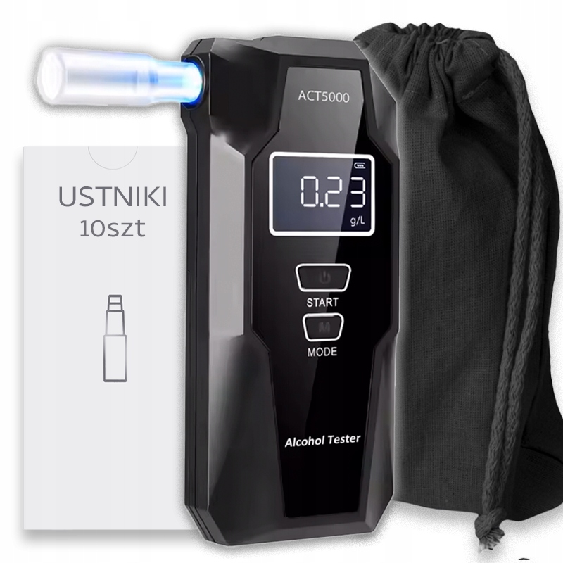 Alkomat Jako Policejní Přesný Osobní Alkohol Tester Náustky Pouzdro