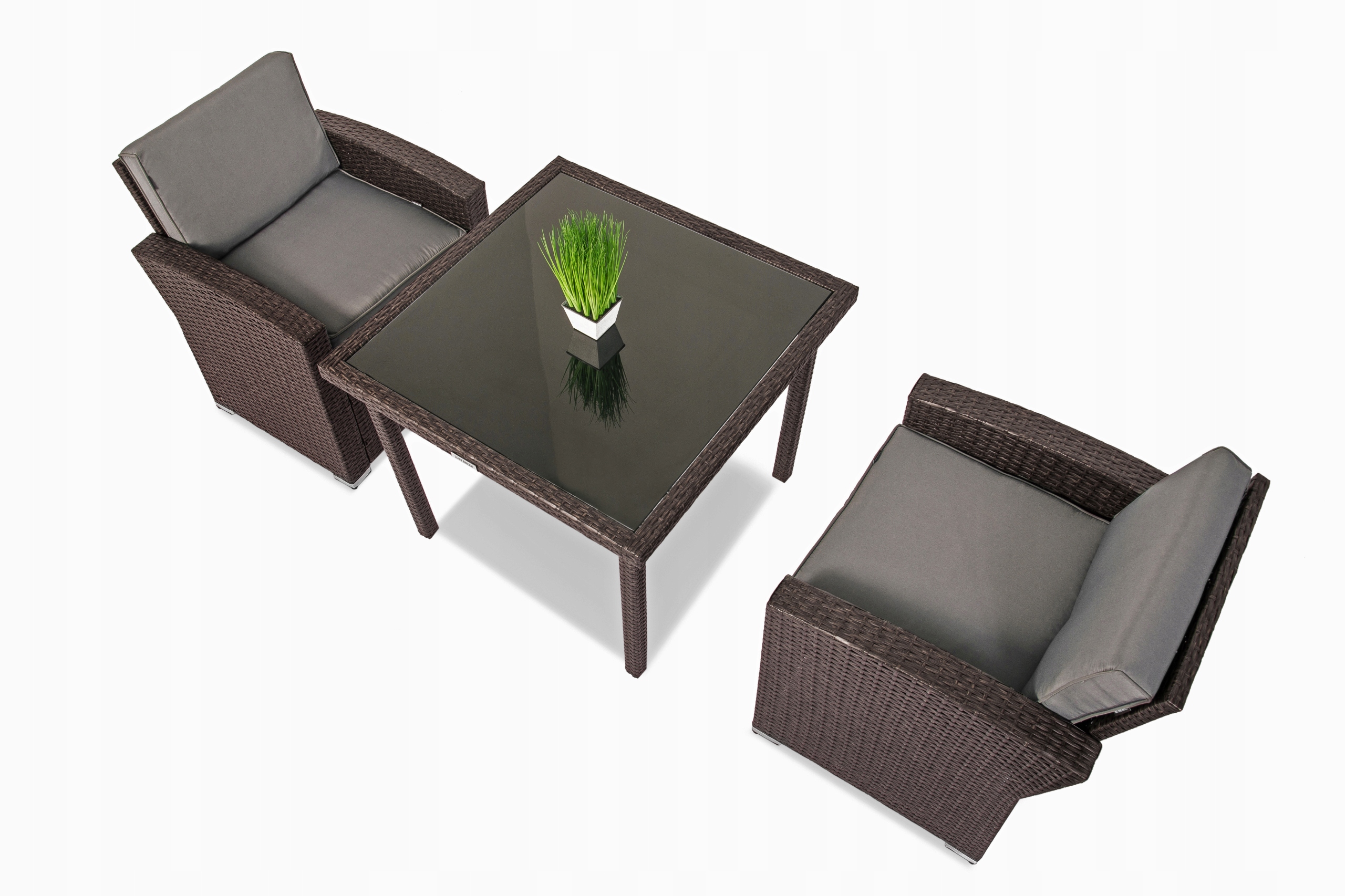 Meble ogrodowe rattanowe metalowa konstrukcja Producent Just Relax