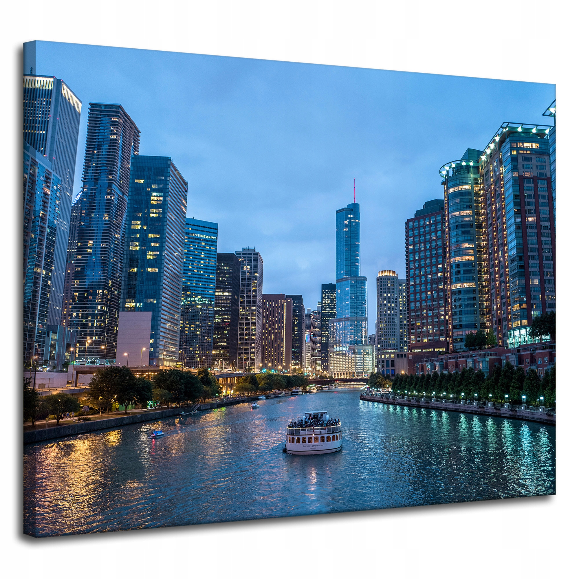 Obrazy na plátně Architektura Chicago 100 x 80 cm
