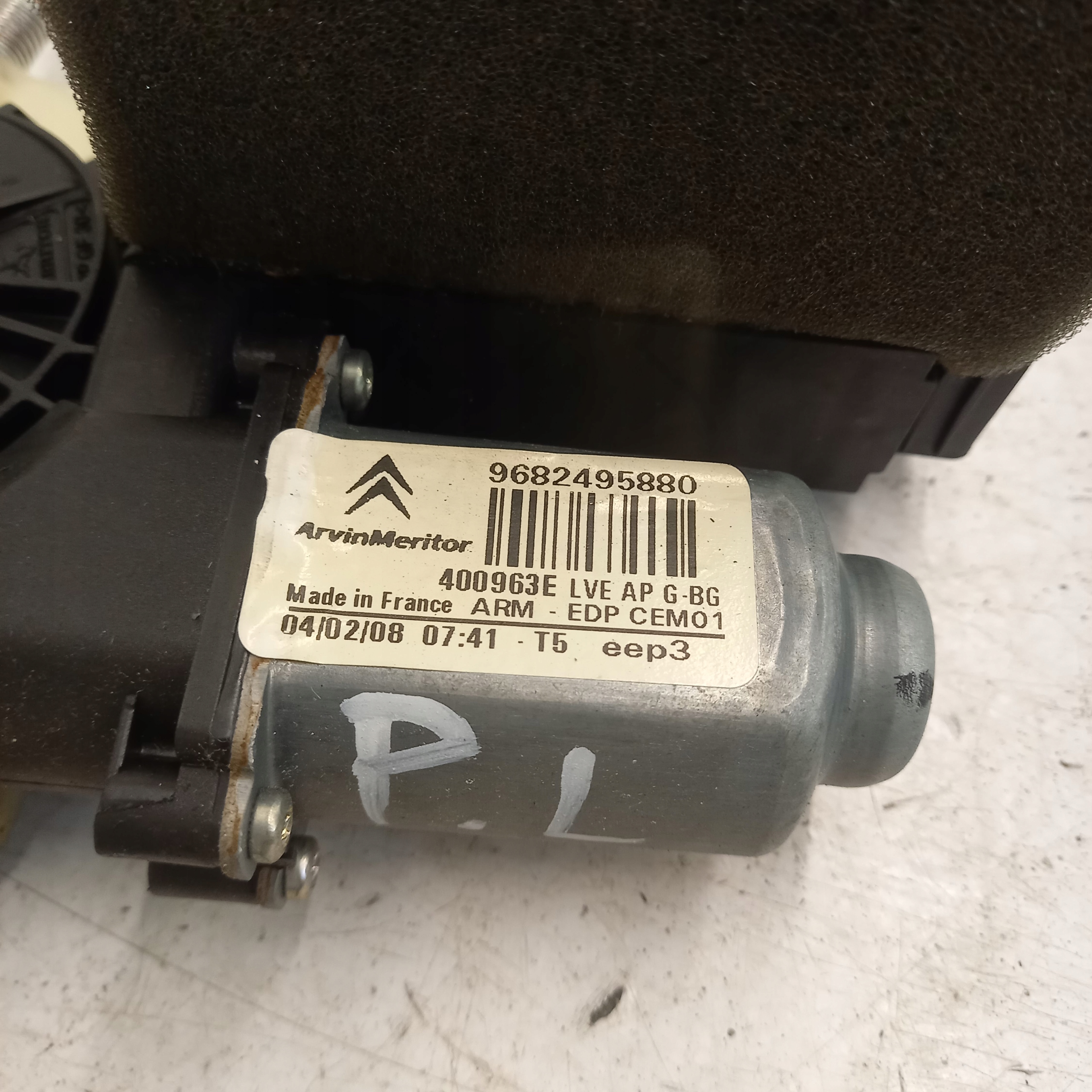 ELE mechanism windows left front CITROEN C4 PICASSO 1 9682495880