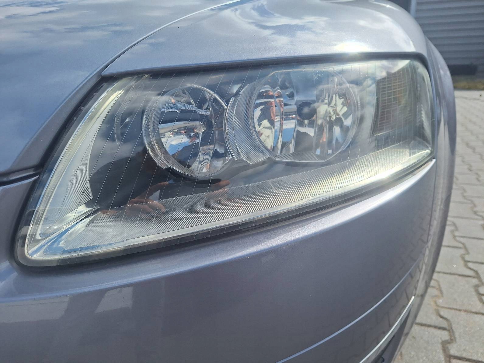 complete front bonnet bumper light fender AUDI A6 C6 LY7H