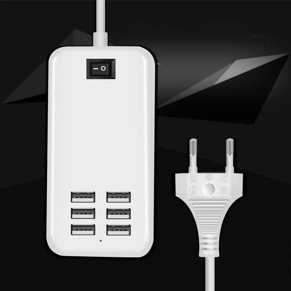 Ładowarka USB X6 telefonu sieciowa uniwersalna 30W Prąd wyjściowy 6000 mA