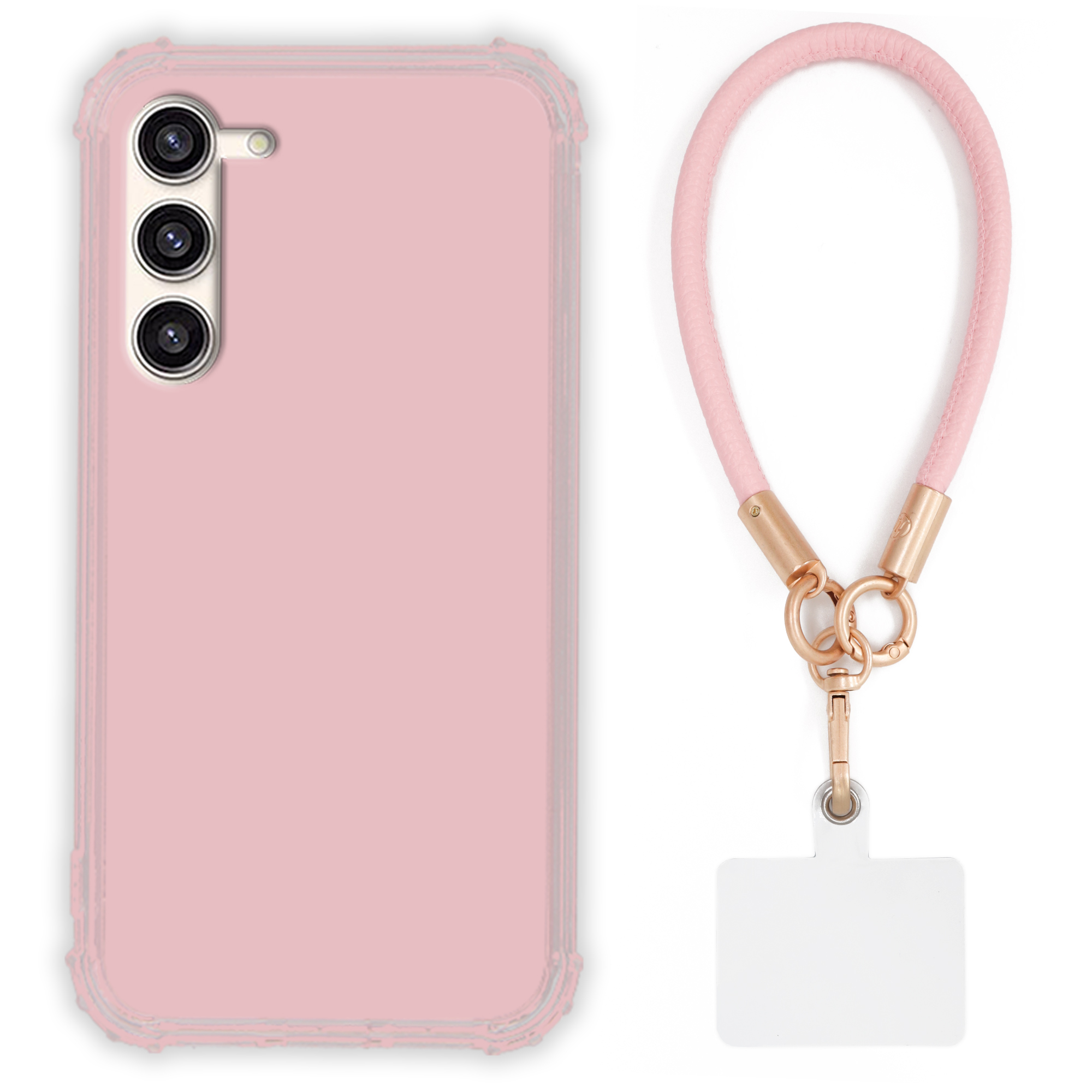 Pouzdro Pro Samsung S23 Plus Case Antishock Pinky Růžové vodítko Sada Odolné