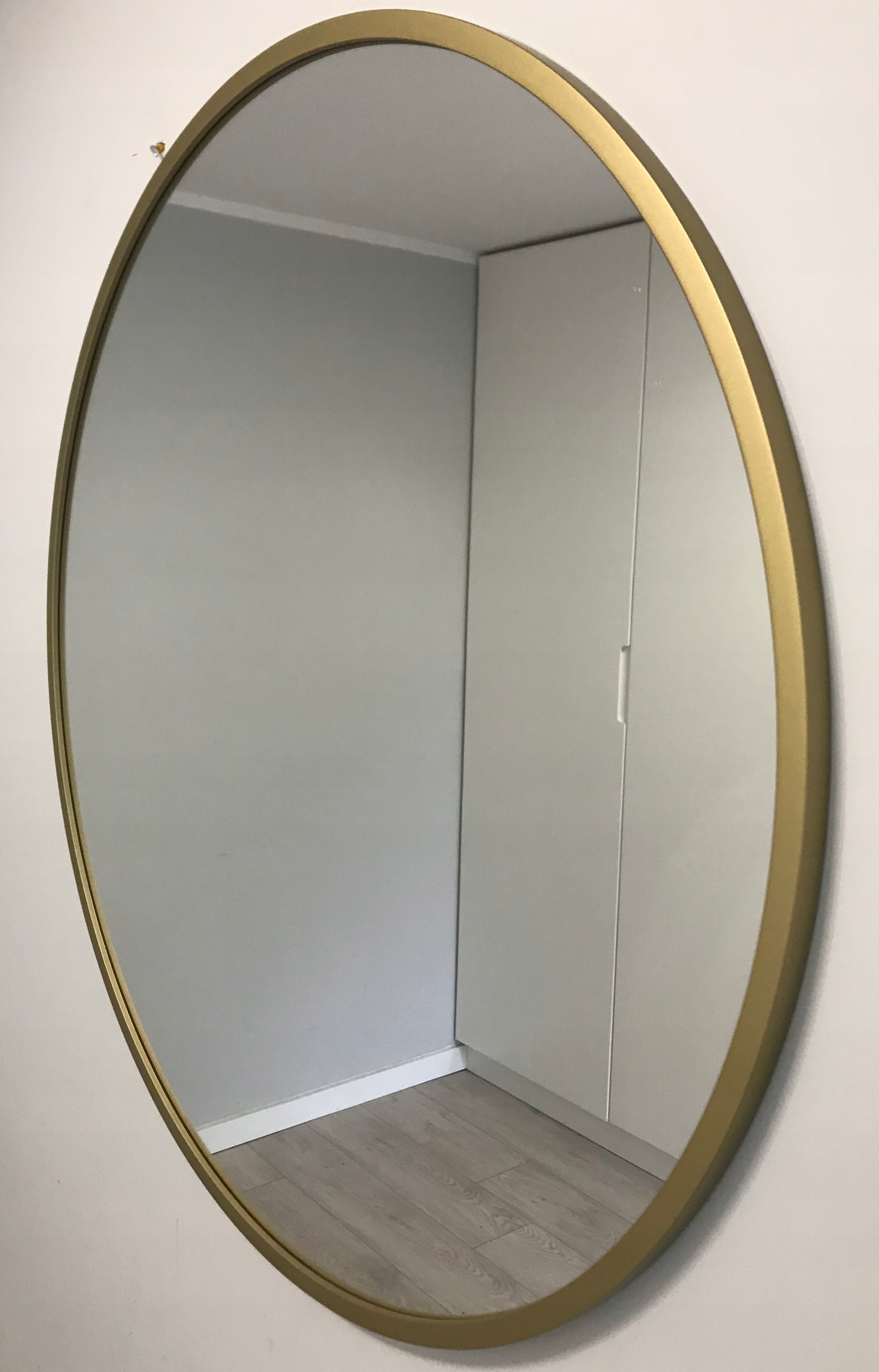 LUSTRO OKRĄGŁE ZŁOTE LOFT 60 CM GOLD Szerokość 600 mm