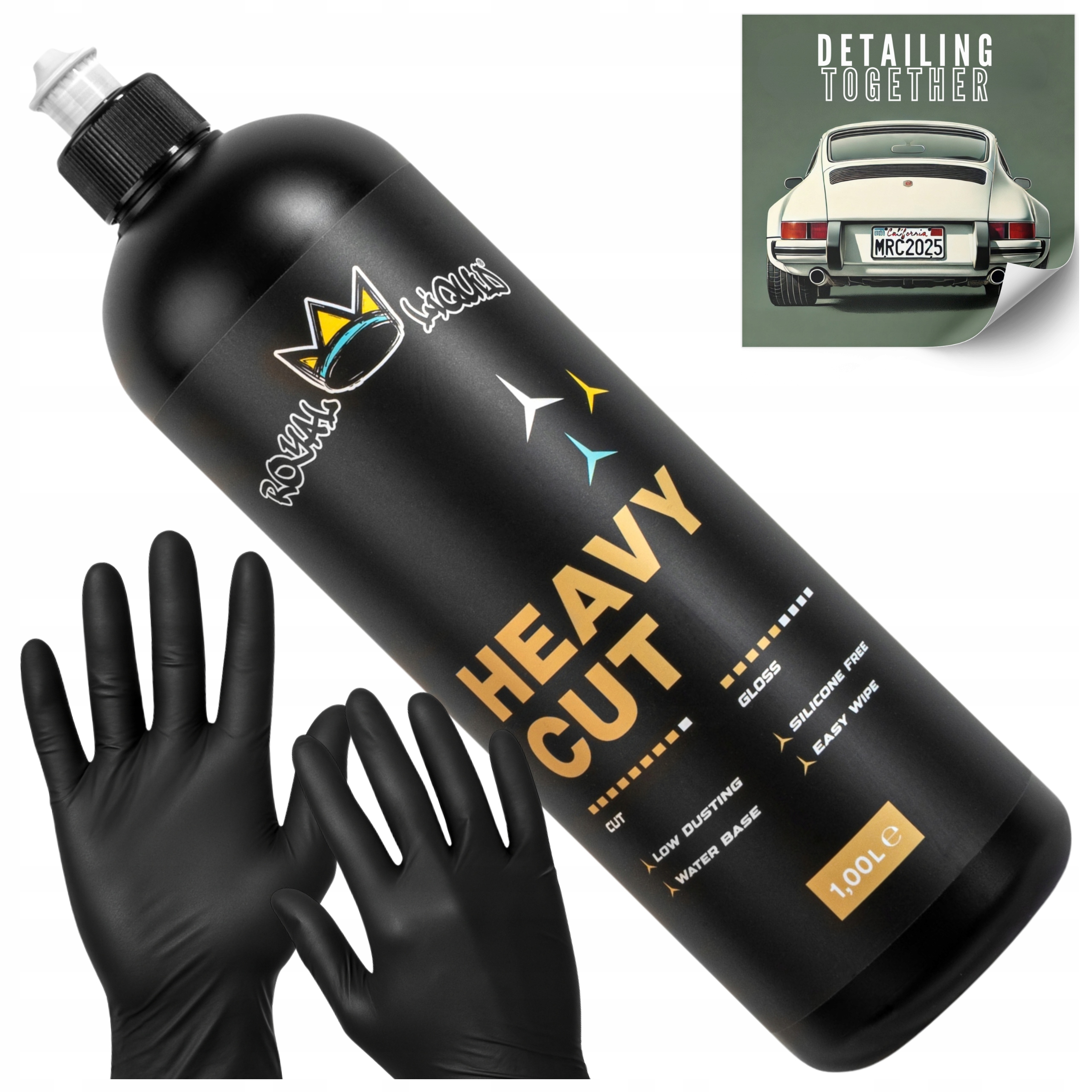Leštiaca pasta Royal Liquid Heavy Cut Silno rezná leštička do auta 1L