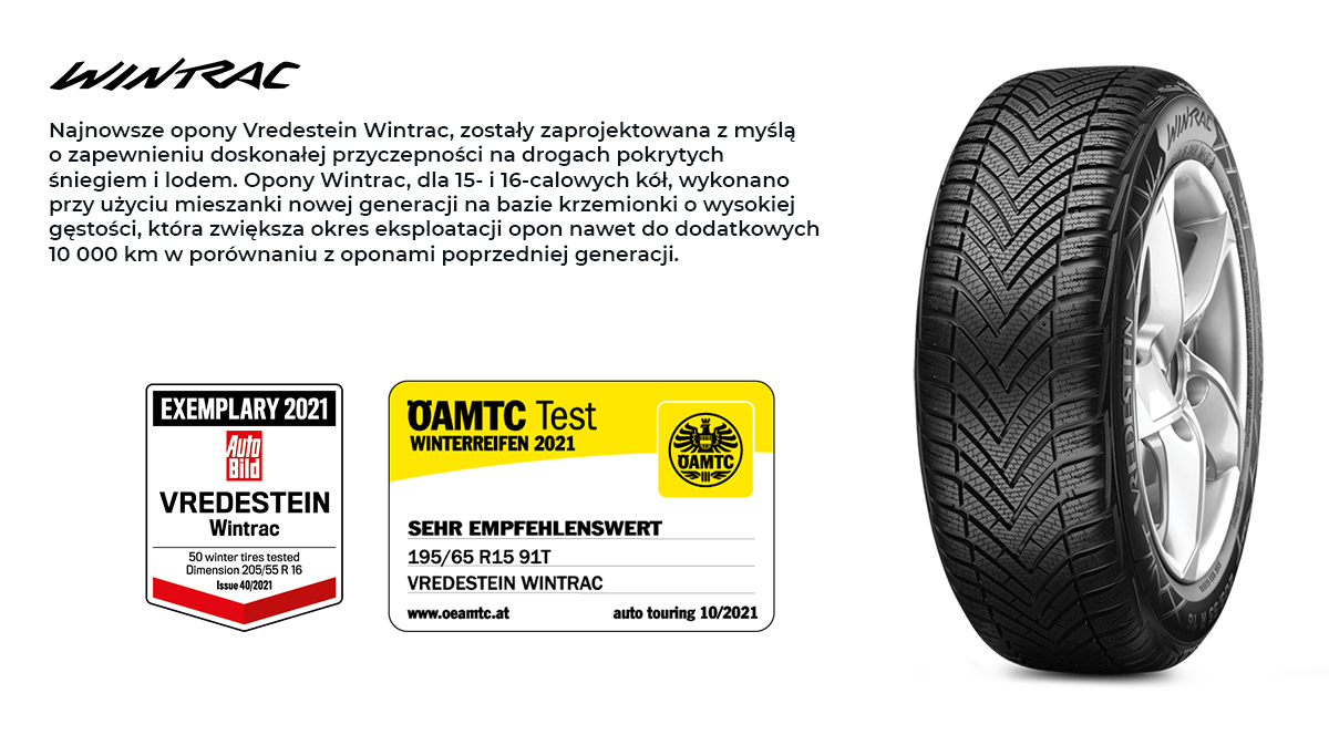 1x Vredestein Wintrac 215/60R16 99H XL Liczba opon w ofercie 1 szt.